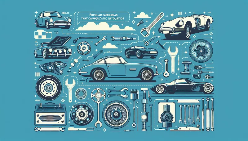 What are the most popular car picture categories for automotive enthusiasts?